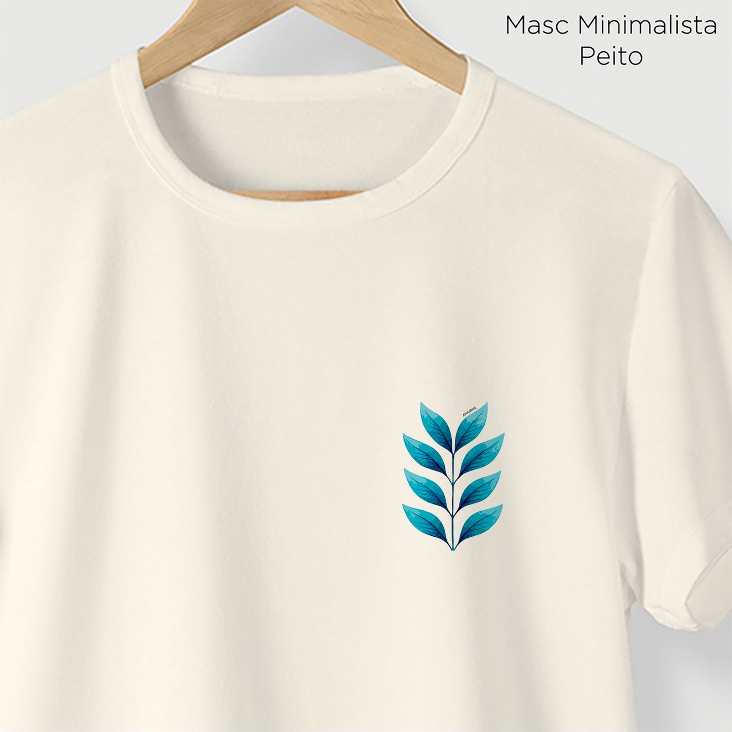 Camiseta Amazônia BIOFOLHAS – OFF WHITE - cód 2154