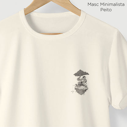 Camiseta Amazônia SONHOS À LINHA - OFF WHITE - cód 2155