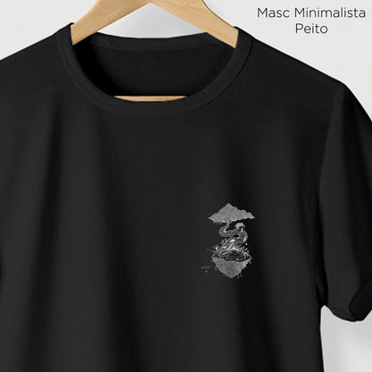 Camiseta Amazônia SONHOS À LINHA - PRETO - cód 2155