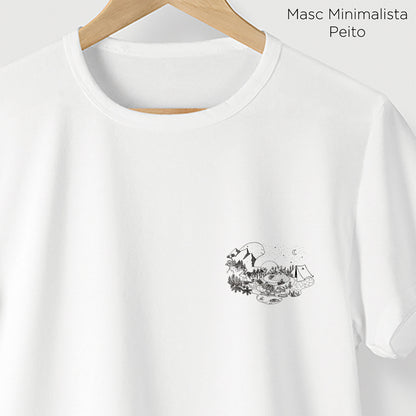 Camiseta Amazônia GUARDIÃO DA FLORESTA - BRANCO - cód 2157