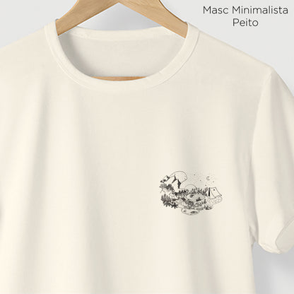 Camiseta Amazônia GUARDIÃO DA FLORESTA - OFF WHITE - cód 2157