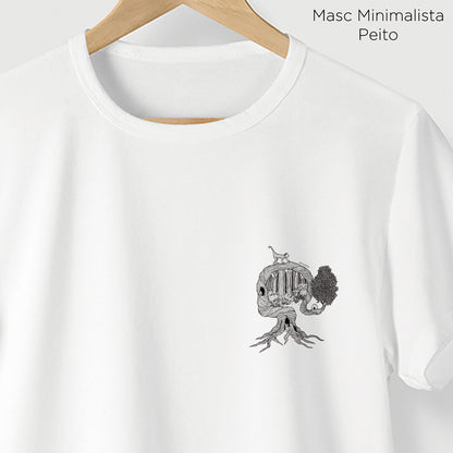Camiseta Amazônia UMA ÁRVORE MIL VIDAS - BRANCO - cód 2158