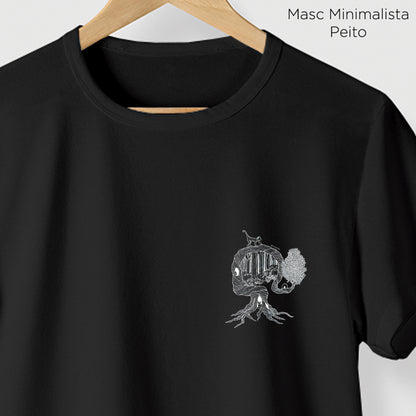 Camiseta Amazônia UMA ÁRVORE MIL VIDAS - PRETO - cód 2158