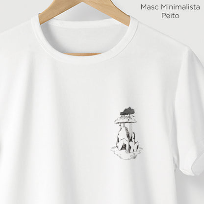 Camiseta Amazônia CASINHA NAS ALTURAS - BRANCO - cód 2159