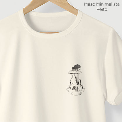 Camiseta Amazônia CASINHA NAS ALTURAS - OFF WHITE - cód 2159