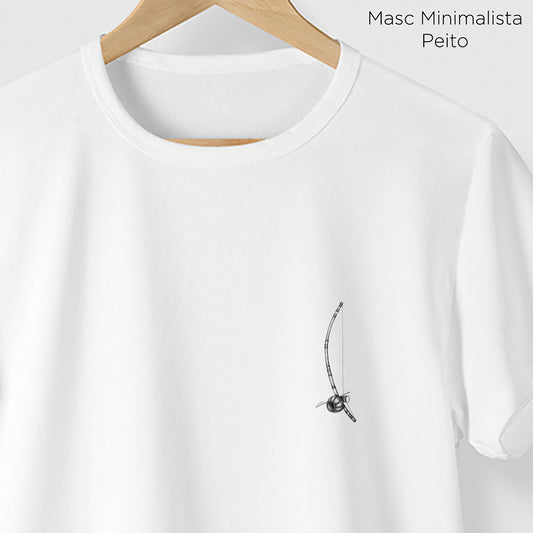 Camiseta Amazônia BERIMBAU - BRANCO - cód 2199