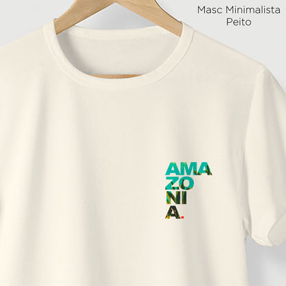Camiseta Amazônia ESCRITO AMAZÔNIA – OFF WHITE - cód 2208