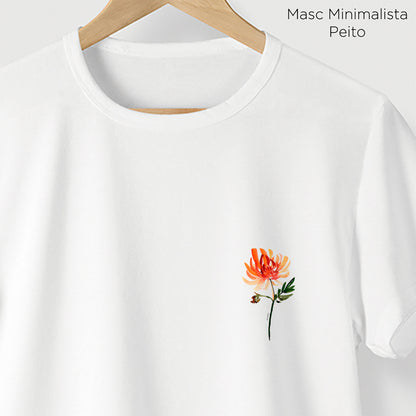 Camiseta Amazônia FLOR AQUARELA – BRANCO - cód 2213