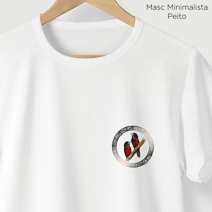 Camiseta Amazônia PÁSSAROS LOGO – BRANCO - cód 2215