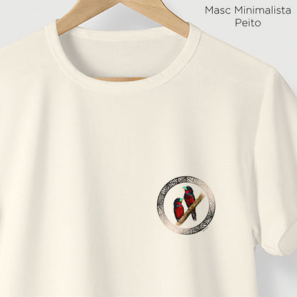 Camiseta Amazônia PÁSSAROS LOGO – OFF WHITE - cód 2215