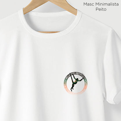 Camiseta Amazônia MACACO LOGO – BRANCO - cód 2216