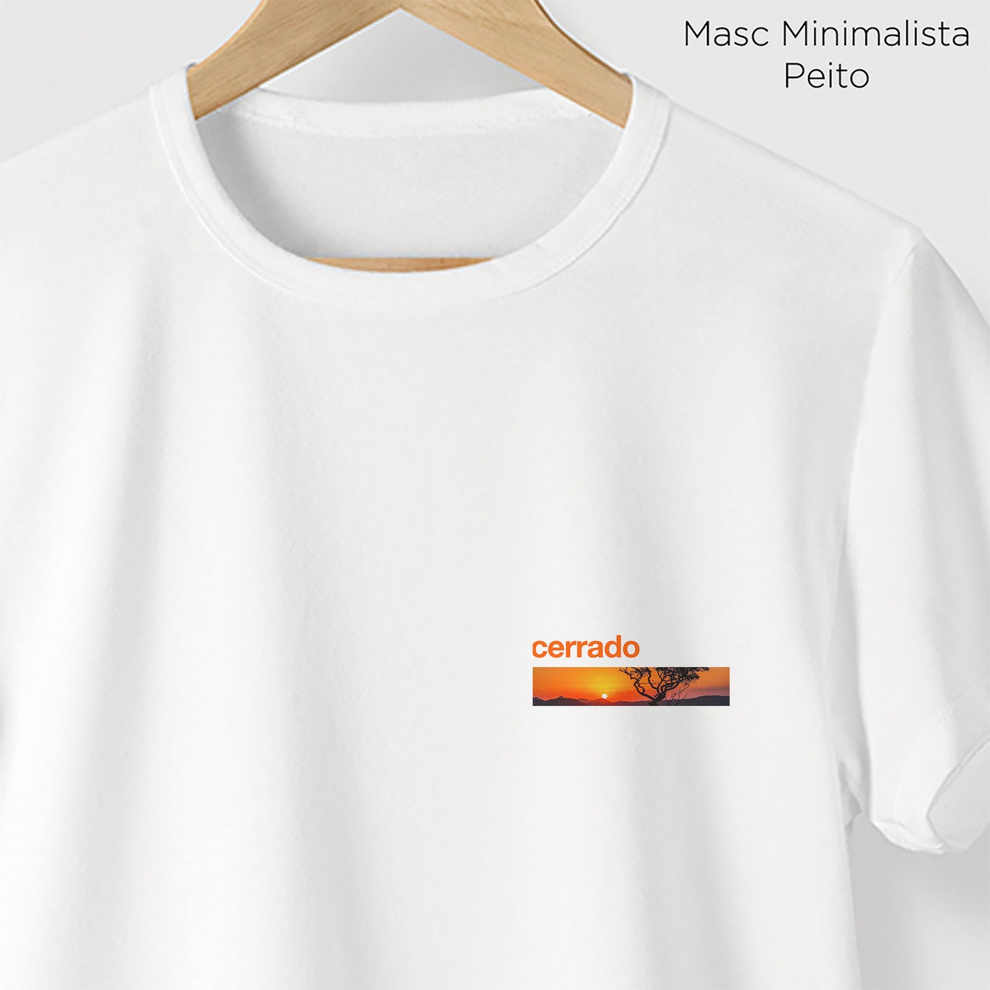 Camiseta Amazônia BIOMA CERRADO – BRANCO - cód 2227