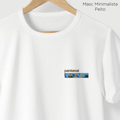 Camiseta Amazônia BIOMA PANTANAL - BRANCO - cód 2229