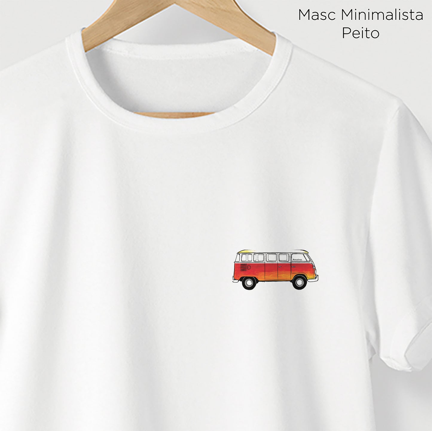 Camiseta Amazônia KOMBI - BRANCO - cód 2239