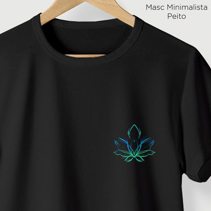 Camiseta Amazônia FLOR DE LUZ - PRETO - cód 2259