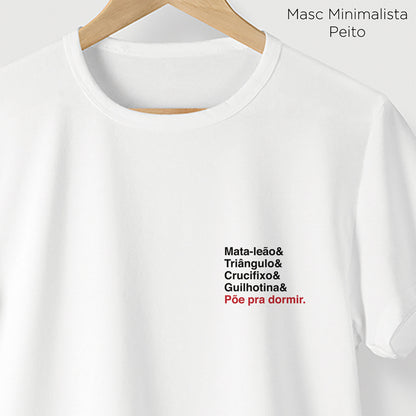 Camiseta Amazônia JIU-JITSU GOLPES – BRANCO - cód 2325