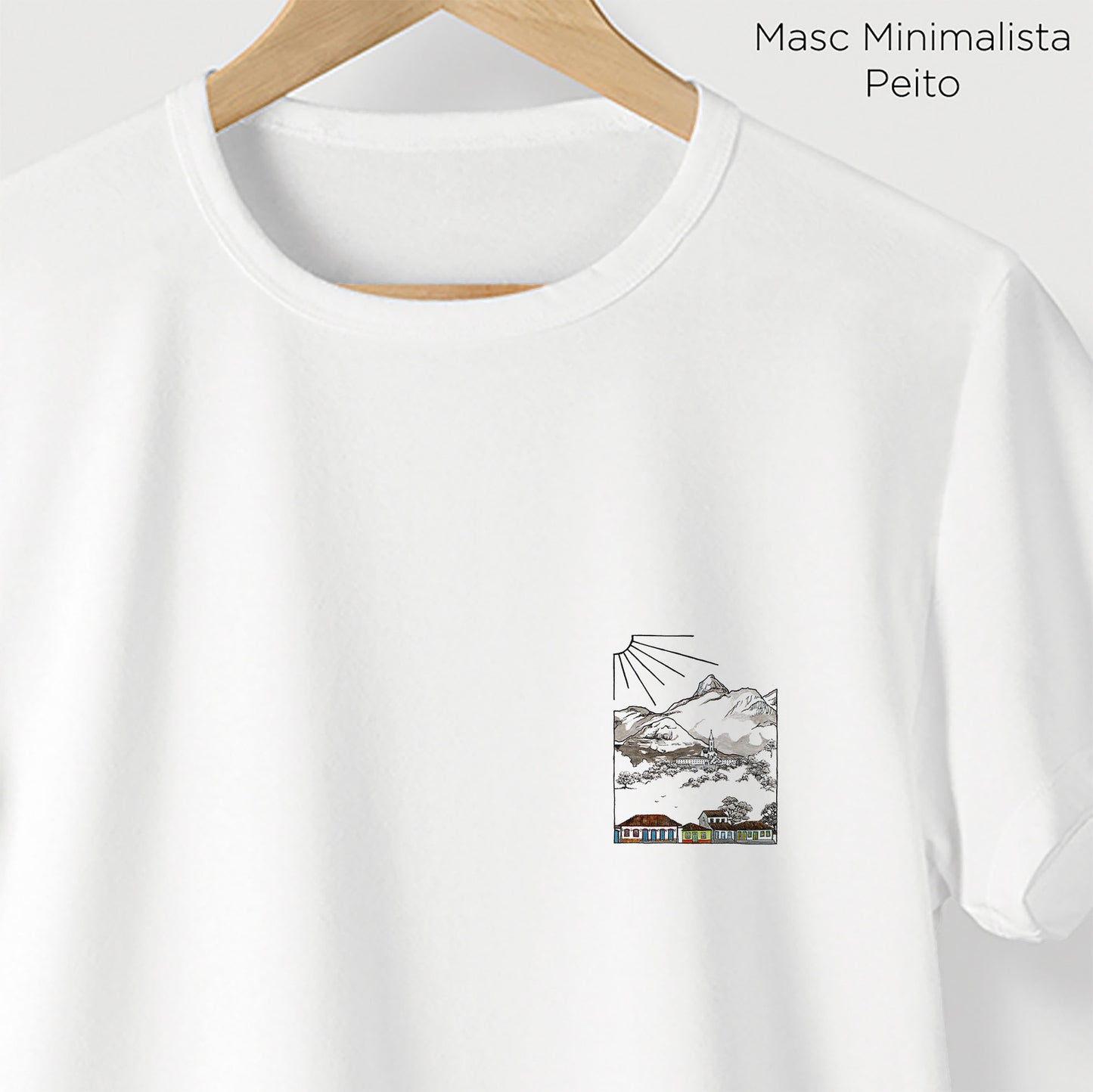 Camiseta Amazônia CARAÇA - BRANCO - cód 2335