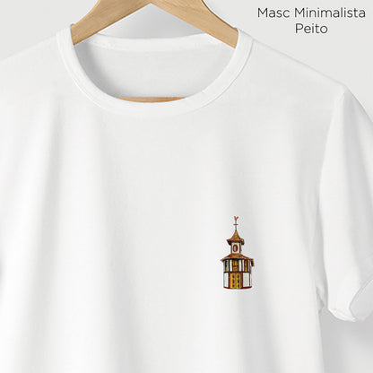 Camiseta Amazônia IGREJINHA DE MILHO VERDE - BRANCO - cód 2336