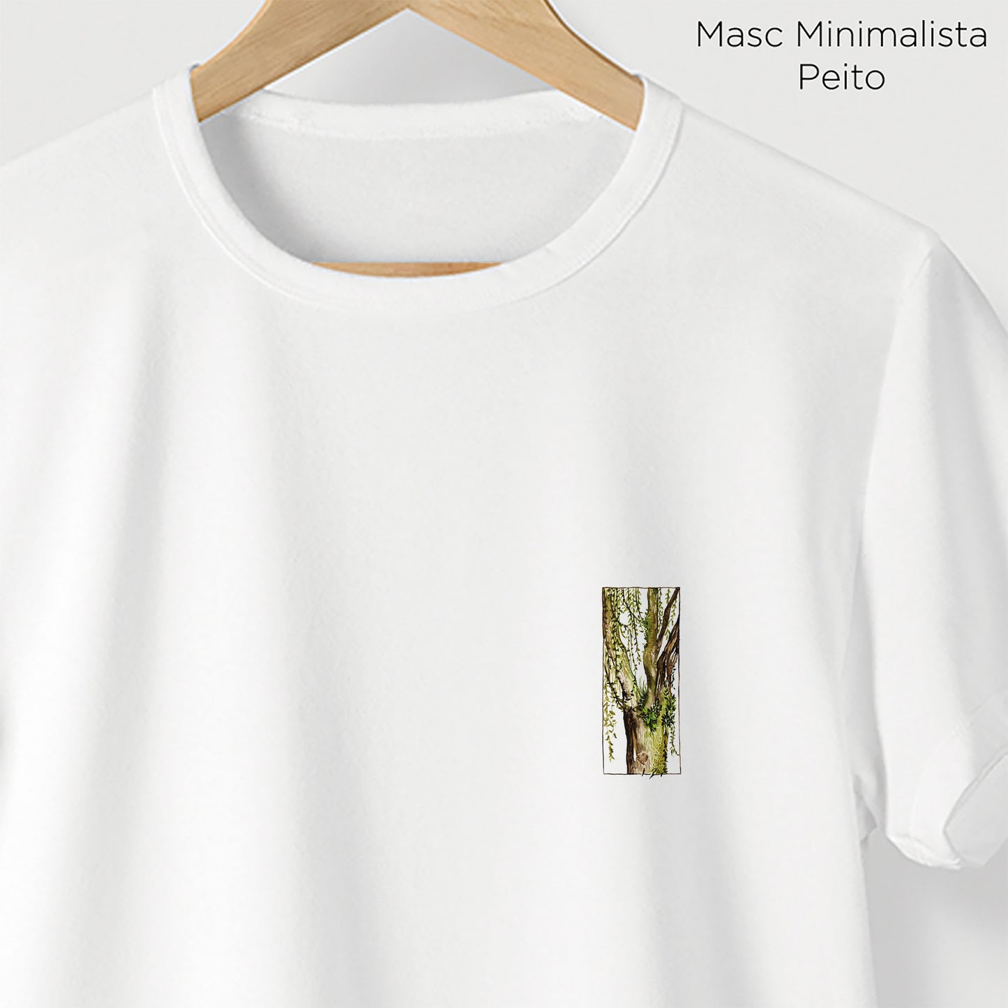 Camiseta Amazônia YBIRÁ MÃE - BRANCO - cód 2341