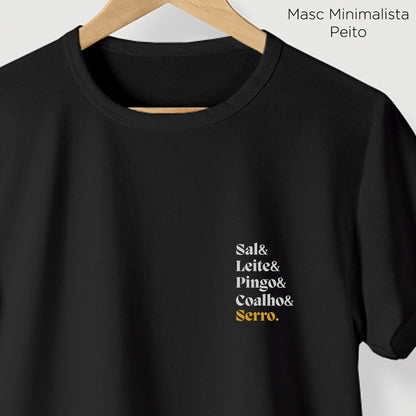 Camiseta Amazônia SERRO DO QUEIJO - PRETO - cód 2355