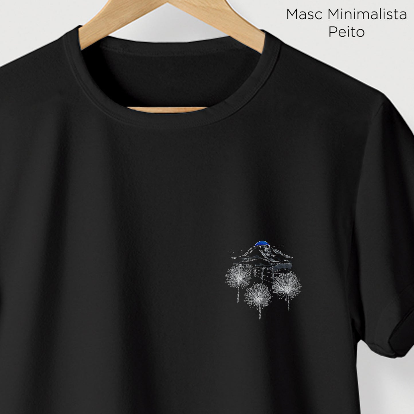 Camiseta Amazônia PICO DO ITAMBÉ - PRETO - cód 2356