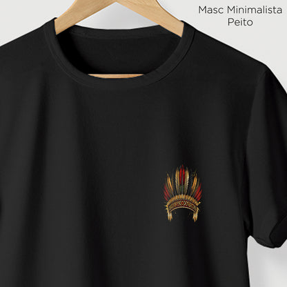 Camiseta Amazônia COCAR BRASILEIRO - PRETO - cód 2431