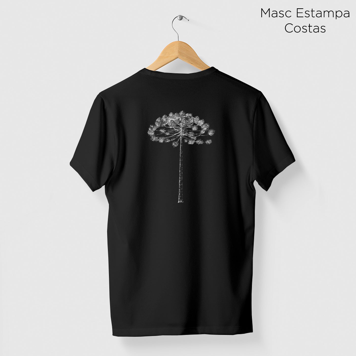 Camiseta Amazônia ARAUCÁRIA - PRETO - cód 10502