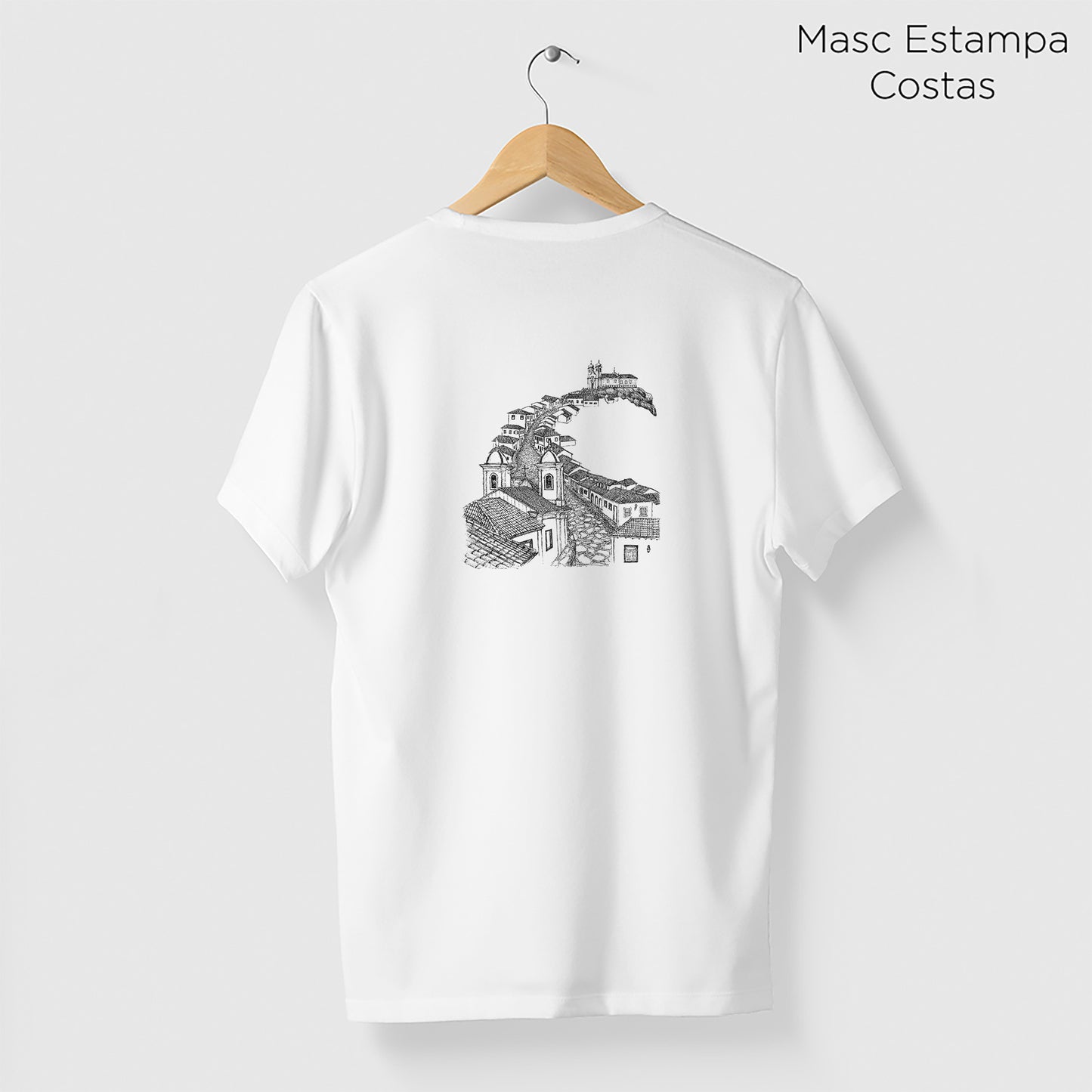 Camiseta Amazônia CIDADE HISTÓRICA - BRANCO - cód 10504