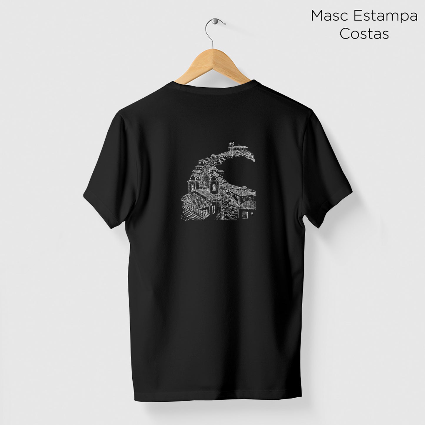 Camiseta Amazônia CIDADE HISTÓRICA - PRETO - cód 10504