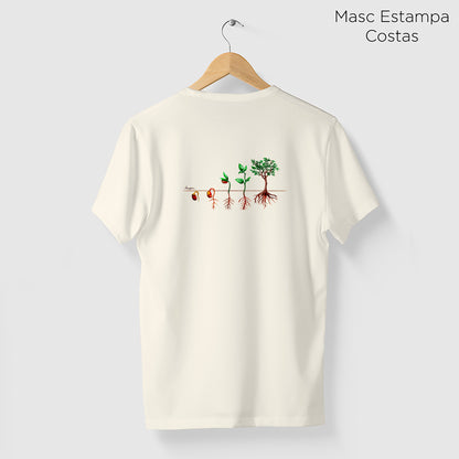 Camiseta Amazônia PLANTE UMA SEMENTE – OFF WHITE - cód 1168