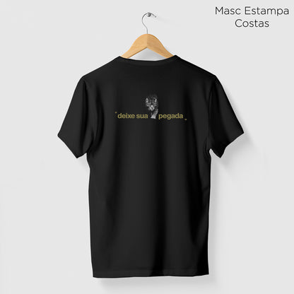 Camiseta Amazônia ONÇARARA DEIXE SUA PEGADA - PRETO - cód 2075