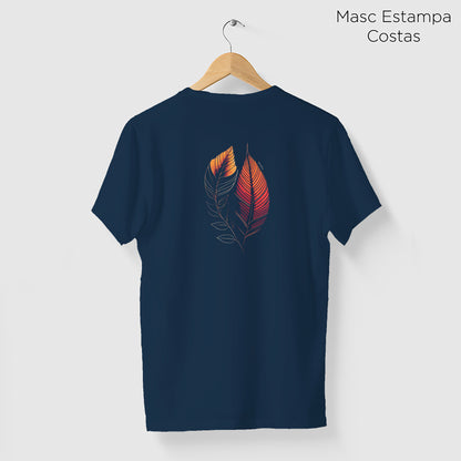 Camiseta Amazônia BIOFOLHA - AZUL MARINHO - cód 2120