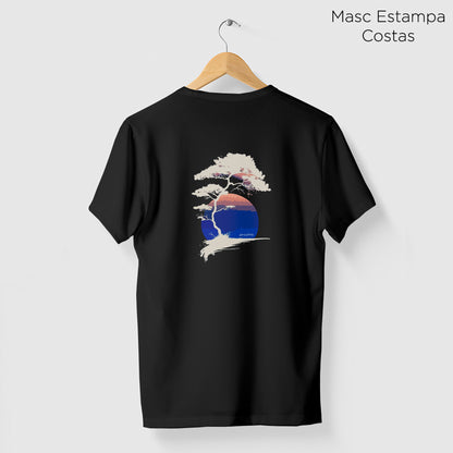 Camiseta Amazônia BONSAI PAISAGEM - PRETO - cód 2135