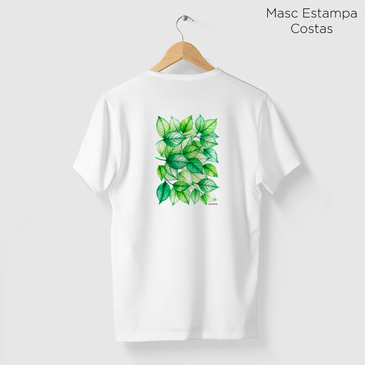 Camiseta Amazônia FLORAL - BRANCO - cód 2136