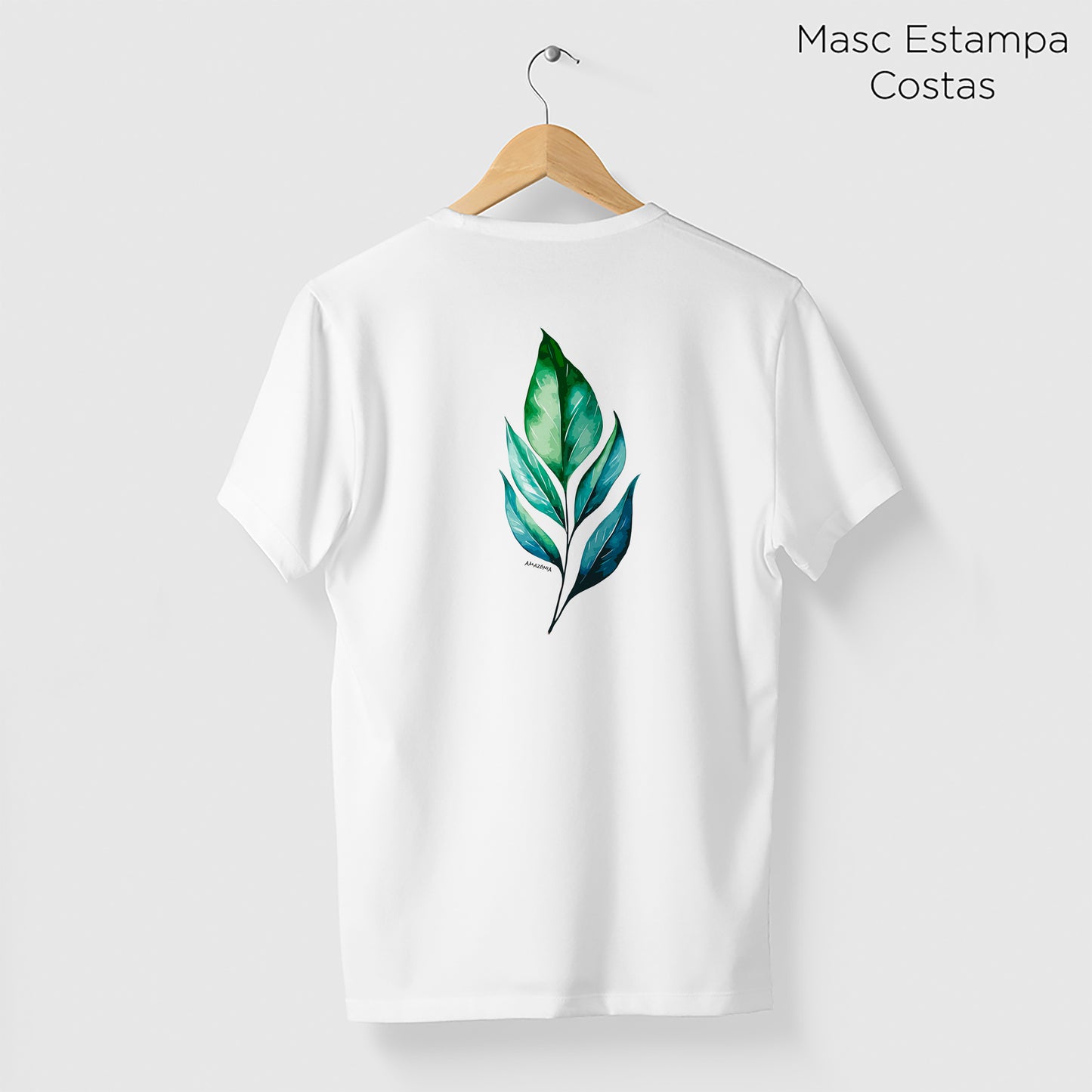 Camiseta Amazônia FOLHARTE - BRANCO - cód 2137