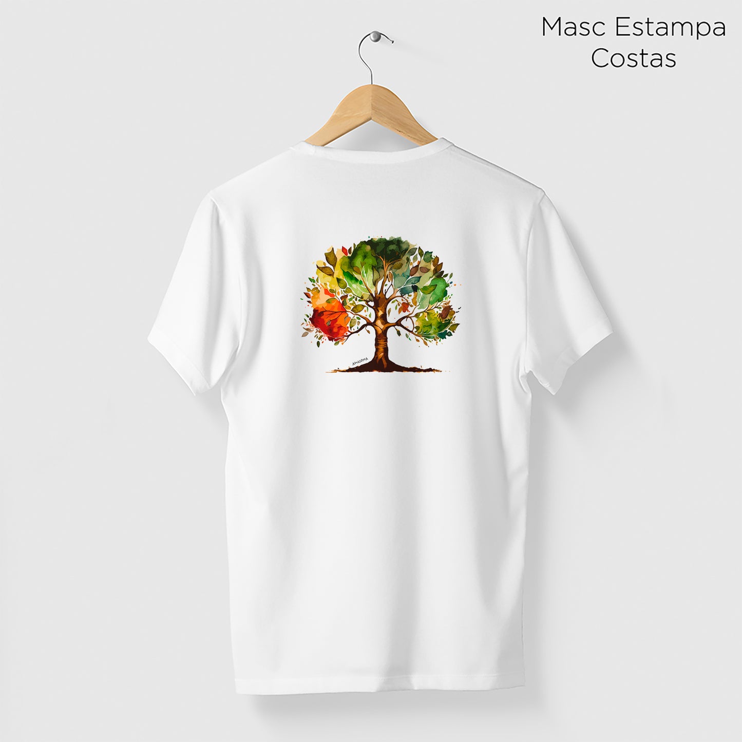 Camiseta Amazônia BIOTREE - BRANCO - cód 2138
