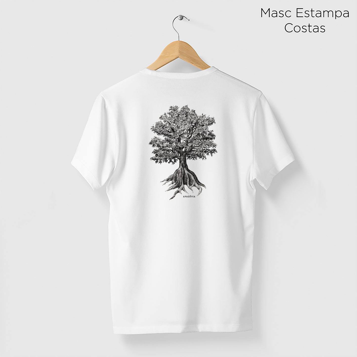 Camiseta Amazônia SUMAÚMA - BRANCO - cód 2139