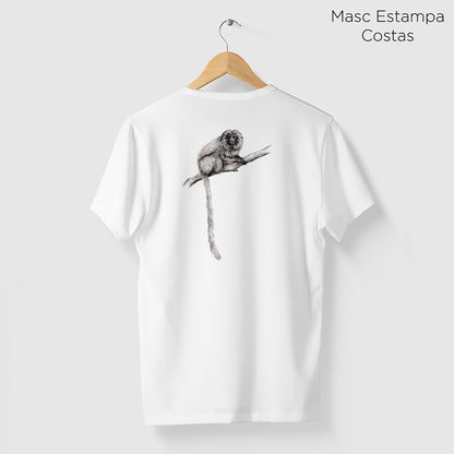 Camiseta Amazônia MICO LEÃO - BRANCO - cód 2146