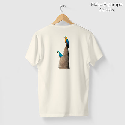 Camiseta Amazônia TRONCO ARARA - OFF WHITE - cód 2147