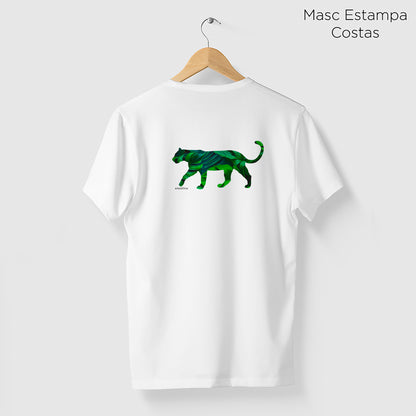 Camiseta Amazônia FAUNA FLORA - BRANCO - cód 2150