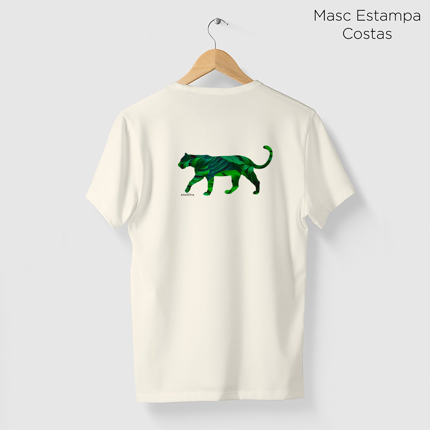Camiseta Amazônia FAUNA FLORA - OFF WHITE - cód 2150