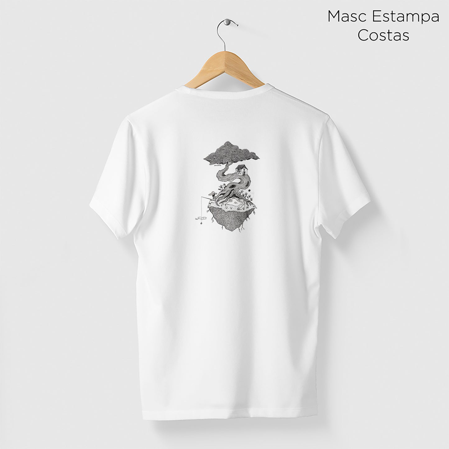 Camiseta Amazônia SONHOS À LINHA - BRANCO - cód 2155