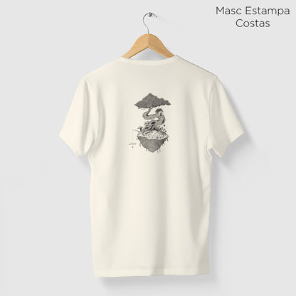 Camiseta Amazônia SONHOS À LINHA - OFF WHITE - cód 2155