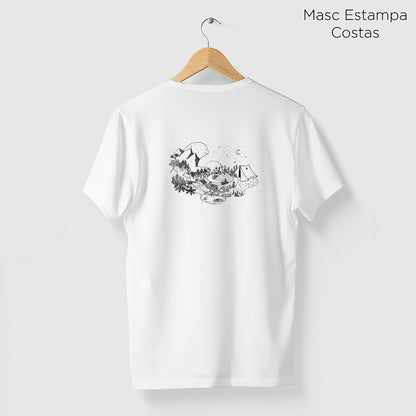 Camiseta Amazônia GUARDIÃO DA FLORESTA - BRANCO - cód 2157