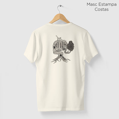 Camiseta Amazônia UMA ÁRVORE MIL VIDAS - OFF WHITE - cód 2158
