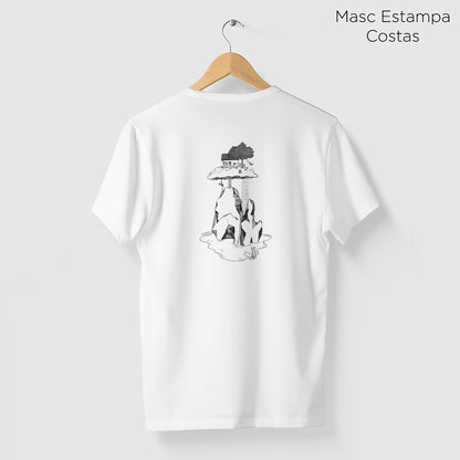 Camiseta Amazônia CASINHA NAS ALTURAS - BRANCO - cód 2159