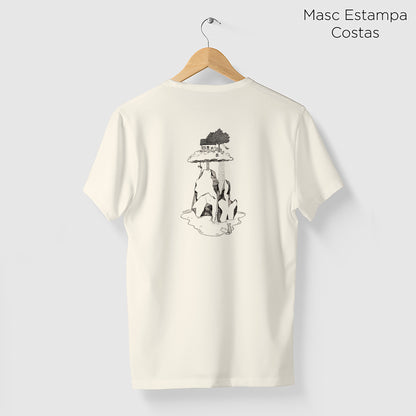 Camiseta Amazônia CASINHA NAS ALTURAS - OFF WHITE - cód 2159