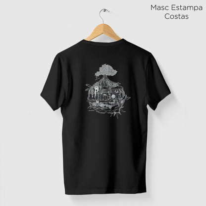 Camiseta Amazônia MINI MUNDOS - PRETO - cód 2160