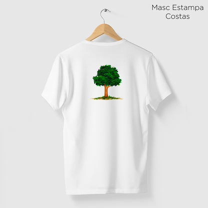 Camiseta Amazônia AQUARELA LOGO – BRANCO - cód 2195