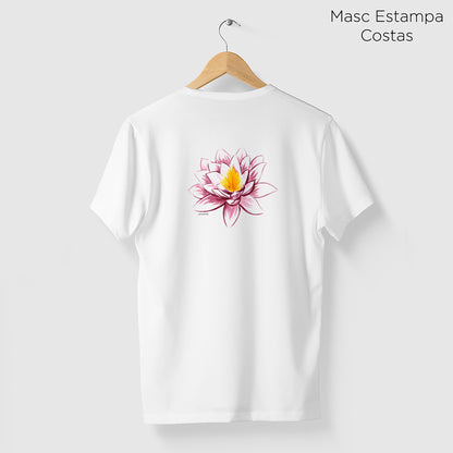 Camiseta Amazônia NEON FLOWER - BRANCO - cód 2197